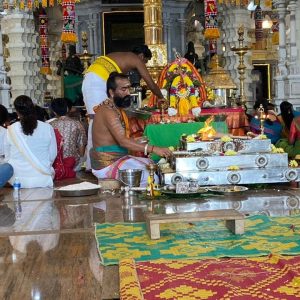 Malaysia Hindu Maamandram, Penang, organized a special Kalvi Yaagam at the Balathandayuthapaani Hilltop Temple 6