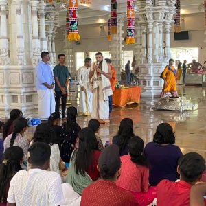 Spiritual Ceremony for our Hindu students at the Waterfall Murugan Temple 13