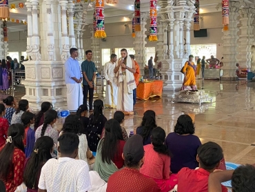 Spiritual Ceremony for our Hindu students at the Waterfall Murugan Temple 13