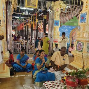 Mandalaaabishegam Ubayam held at the renowned Nattukottai Chettiar (Waterfall) Temple 11