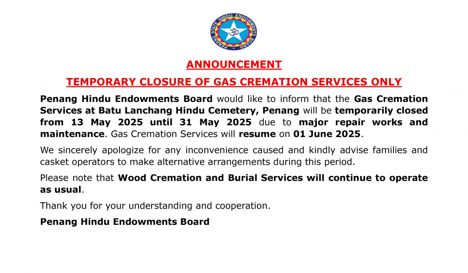 TPBL Gas Cremation English