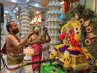 Aaadi Kartigai Special Pooja at the Waterfall Hilltop Temple 6