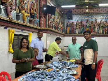 Undial Countingat Sree Maha Mariamman Temple, Butterworth