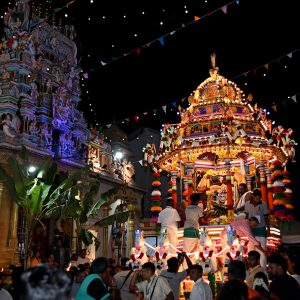 Vijayadashami New Chariot Procession at Sree Maha Mariamman Temple, Queen Street