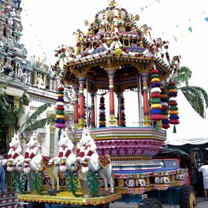 Vijayadashami New Chariot Procession at Sree Maha Mariamman Temple, Queen Street