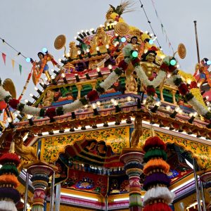 Vijayadashami New Chariot Procession at Sree Maha Mariamman Temple, Queen Street