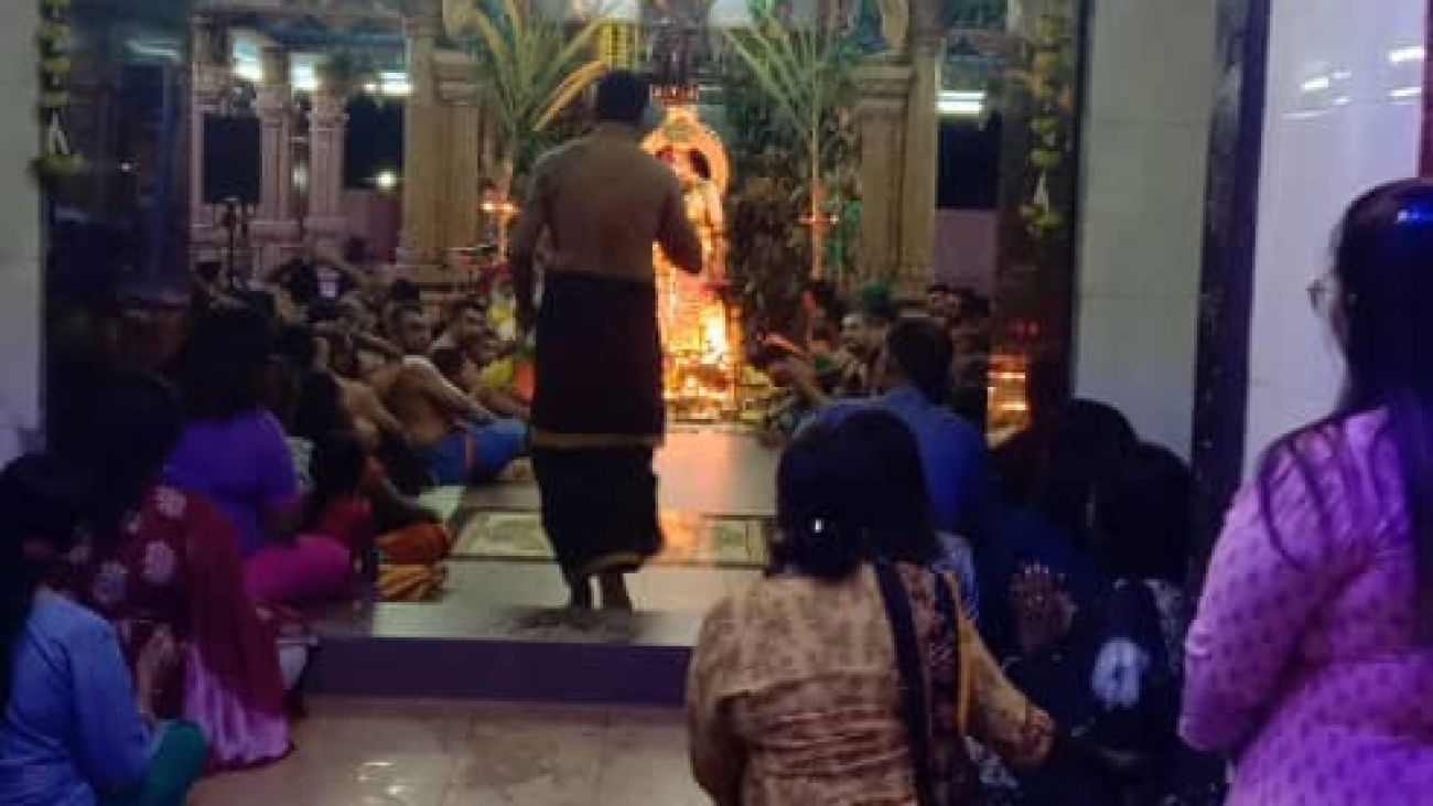 Ayyappan Poojai at the Mangalanayagi Amman Temple, Bukit Tengah 6