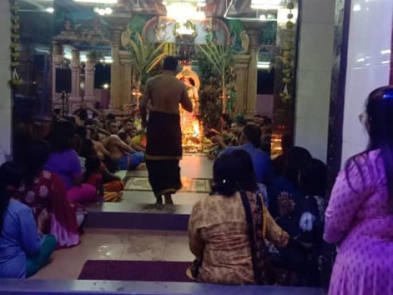Ayyappan Poojai at the Mangalanayagi Amman Temple, Bukit Tengah 6