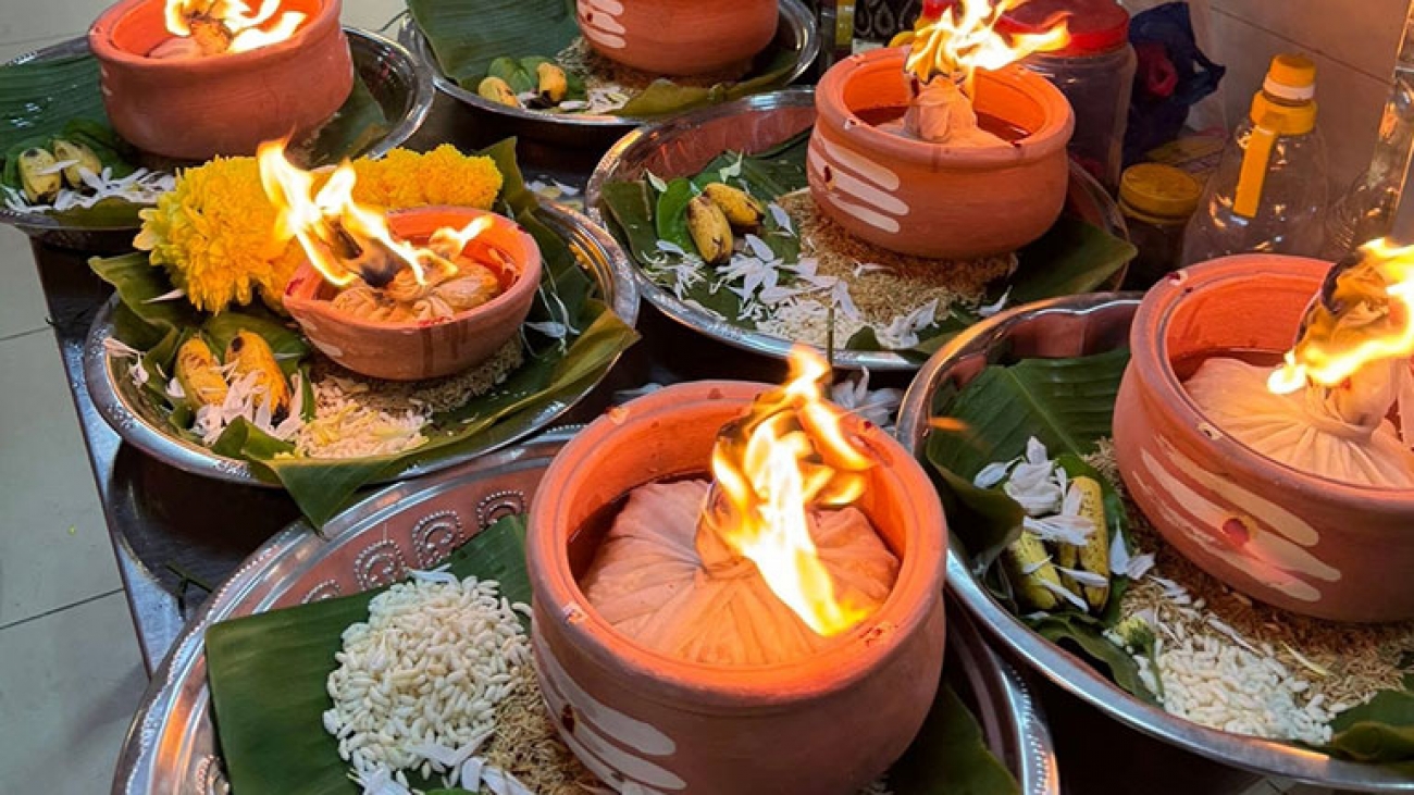 Kartigai Deepam at Bagan Ajam