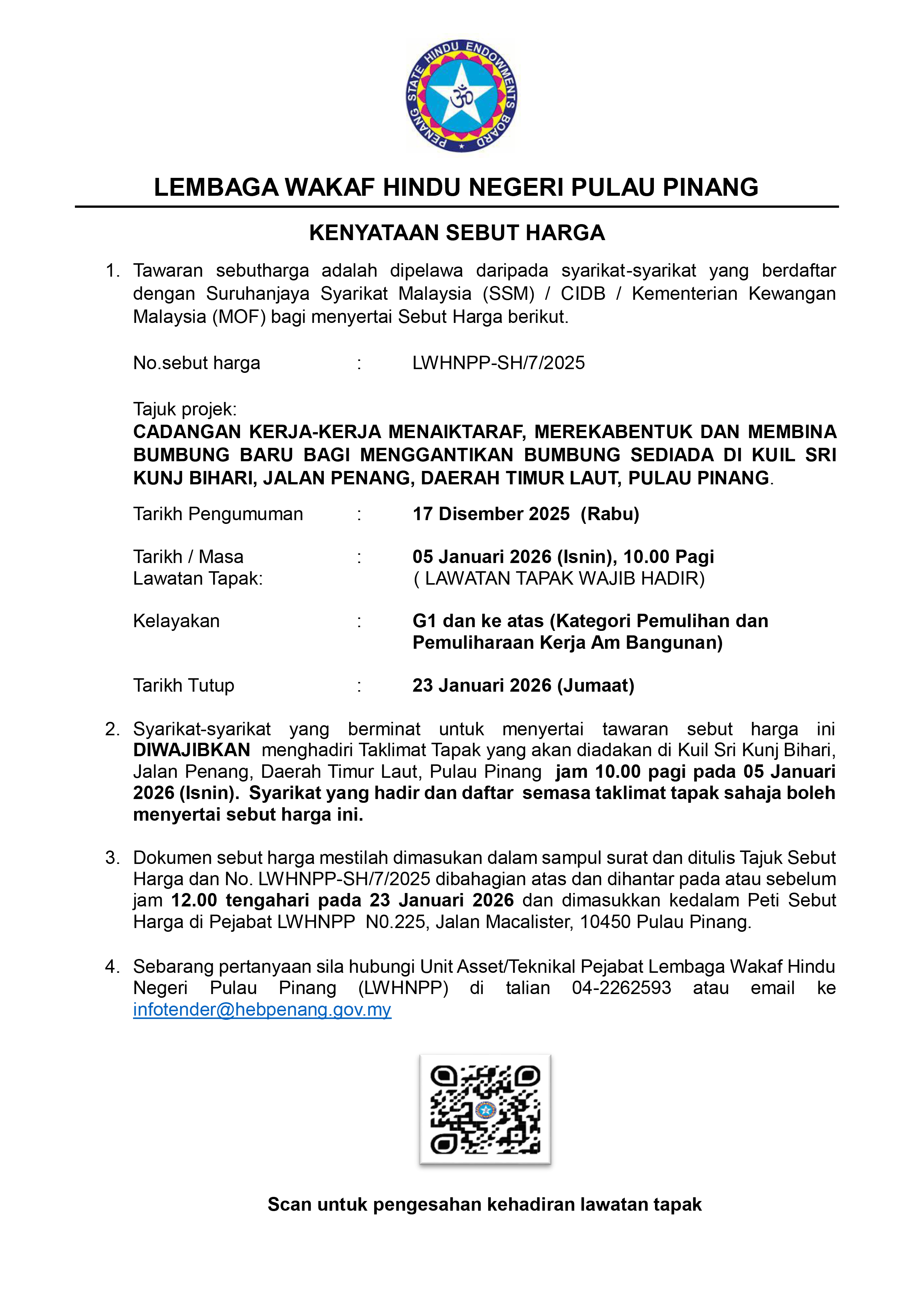 Kenyataan Sebut Harga Kuil Sri Kunj Bihari